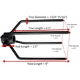 thumbnail image 3 of OneGrill Stainless Large Animal Rotisserie Spit Forks (4 Prong Forks), 3 of 3