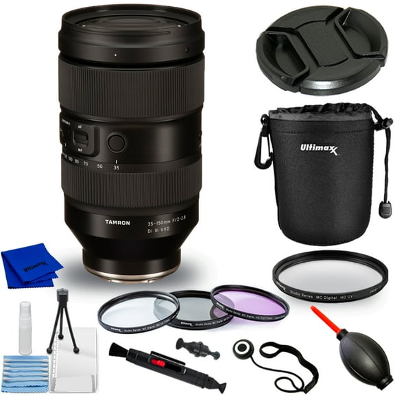 Tamron 35-150mm f/2-2.8 Di III VXD Lens (Nikon Z) - Bundle Includes: UV Filter, Snap on Lens Cap, Starter Cleaning Kit and Much More (10pc Bundle)