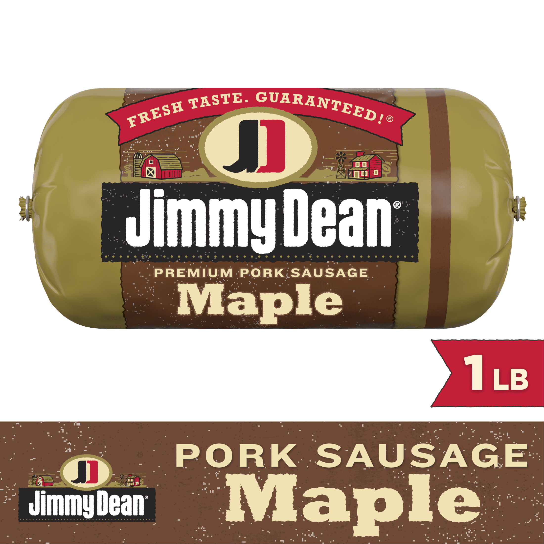 Jimmy Dean Premium Pork Maple Sausage Roll, 16 oz
