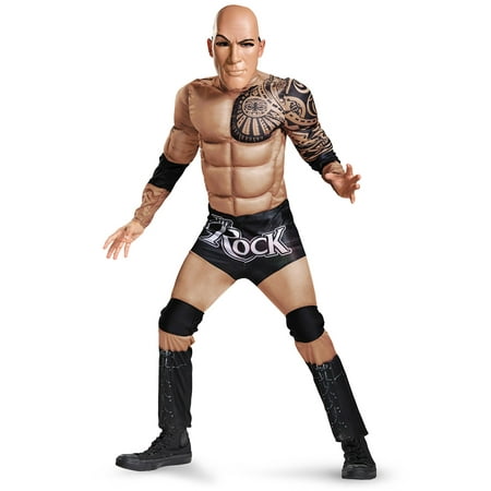 WWE: The Rock Classic Child Muscle Chest Costume (Best Rock Star Costume Ideas)