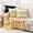 Yellow Plaid, variant on Plaid Throw Blanket & Pillow Set – Farmhouse Christmas Buffalo Check Decor with Inserts, 50"x60" & 18x18