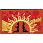Application Meditation Sun Patch