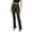 Black, variant on Women Leather Ruched Low Waist Pants Stacked Leggings Tights Party E Girl Streetwear Casual Comfortable Sweatpants for Women Relaxed Fit Pant