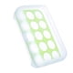 thumbnail image 3 of Kearding Caja de almacenamiento de huevos de plástico de 15 rejillas, soporte para huevos, contenedor portátil de almacenamiento de alimentos, nevera de Organizadores de utensilios de cocina Verde Kearding HA005026-01, 3 of 6