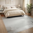 thumbnail image 3 of ODIKA 8'x10' Washable Area Rug Non-Slip Chair-Friendly Mat Abstract Watercolor Way Distressed Border Throw Lightweight Entryway for Dining Room, Large Office, Lounge, 3 of 7