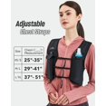 thumbnail image 2 of Chaleco para correr Zelvot para mujer y hombre con botella blanda de 500 ml, XS/S, 2 of 9