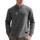 thumbnail image 2 of pstuiky camisas de manga larga para hombre, Sudadera informal holgada de cuello alto con media cremallera y manga larga para hombre Tops de hombre xxxl, 2 of 8