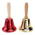 thumbnail image 3 of 2Pcs Wooden Handle Handbells Decorative Jingle Bells for Party Restaurant Decor, 3 of 9