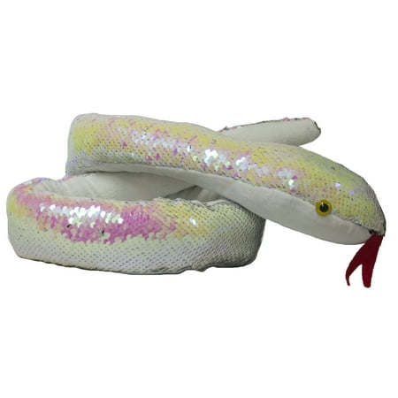 Soft Snake - 48 Inch Long Color Changing Sequin Soft Plush Snake