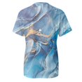thumbnail image 4 of WILLBEST Chemise de Compression Femme Printemps Été Imprimé Coloré Manches Courtes Col Rond T-Shirt Haut, 4 of 4