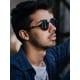 thumbnail image 2 of Gafas de sol AIEYEZO Steampunk con montura redonda de metal 100% UV400, 2 of 7
