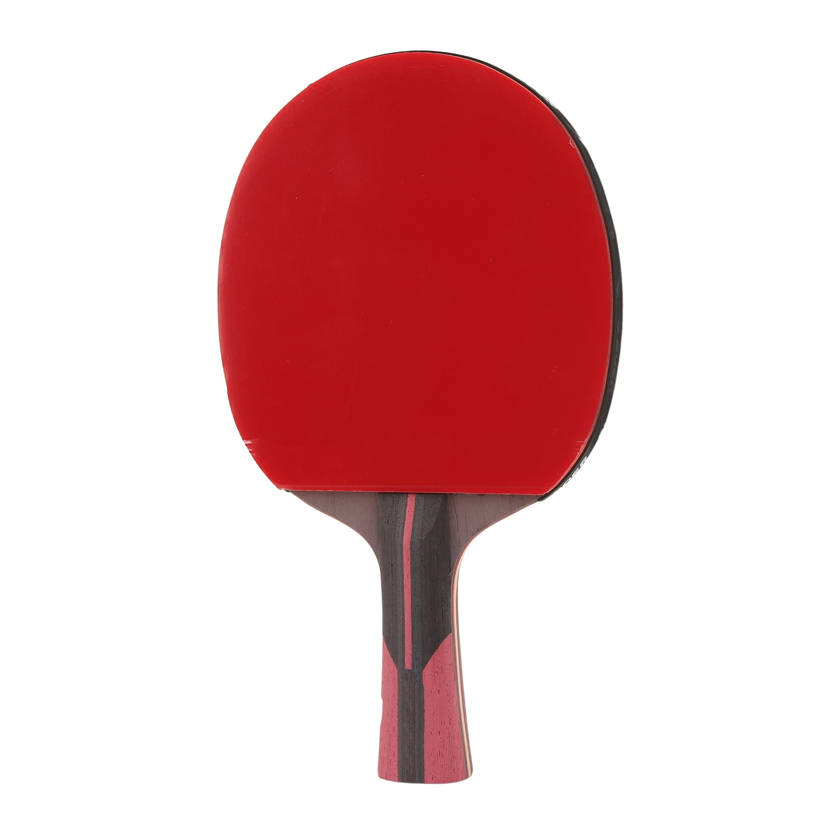 YAHHU 6-Star Table Tennis Paddle 7-Ply Wood Ping Pong Bat Shakehand Grip Racket, Red/Black (11.02 inches / 28 cm)