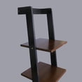 thumbnail image 4 of American Trails 5-Tier Leaning Ladder Bookcase with Solid American Gum Shelves - Black/Walnut, 4 of 12