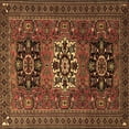 thumbnail image 1 of Ahgly Company Indoor Square Persian Brown Traditional Area Rugs, 6' Square, 1 of 4
