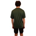 thumbnail image 4 of Camiseta básica Reebok Endurance para hombre, verde, pequeña, 4 of 5