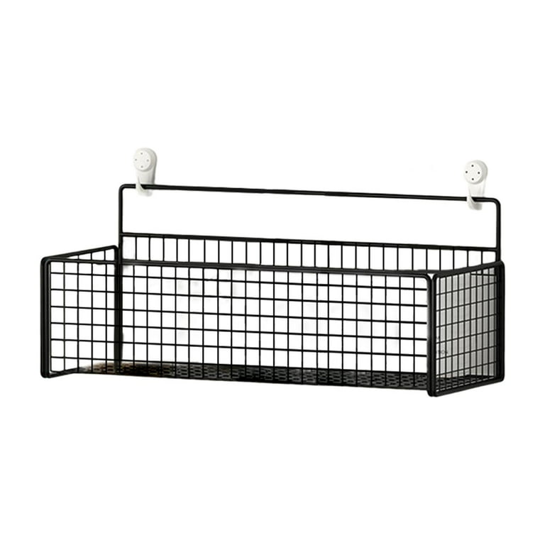 3 Tier Hanging Wire Basket - Wall Mounted Storage Bins with Adjustable