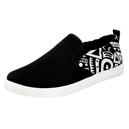 

asdoklhq Casual Shoes for Men Under $25 Men s Casual Fashion Canvas Shoes Breathable One Pedal Casual Shoes