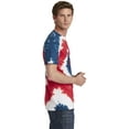 thumbnail image 3 of Port & Co Adult Male Men Dye Short Sleeves T-Shirt USA RAINBOW 3X-Large, 3 of 6