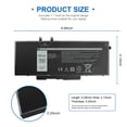 thumbnail image 4 of Batería Wymisnit 68Wh 3HWPP 15.2V para Dell Latitude 5510 Negra, 4 of 5