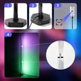 thumbnail image 3 of Finedea LED Corner Floor Lamp, 16 Million Colors Corner Light with App & Remote Control, 50” Smart RGB Ambient Lighting with Music Sync, Mood Lighting for Bedroom, Living Room, Gaming Room, 2 PACK, 3 of 14