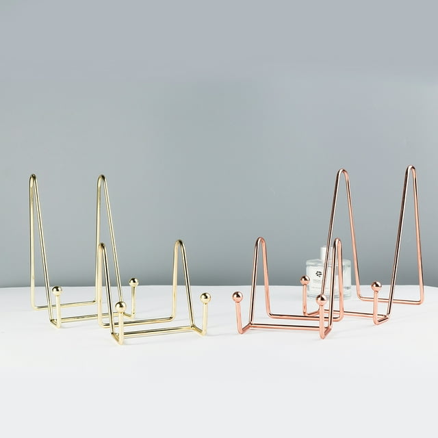 SHOWERORO frame stand holder Photo Display Stand Iron Present Artwork Study Room 1Set