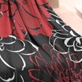thumbnail image 3 of Red and Black Pioneer Flower Pattern Blanket,Comfortable Soft Flannel Throw Blanket,All Season,Warm Lightweight Blankets for Sofa Bed Couch Living Room Chair,30"x40", 3 of 4