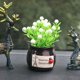 thumbnail image 5 of Kenally Adornos de coche Resina Flores artificiales Car-styling Auto Interior Decoraciones Plantas en maceta Decoración de tablero Automoción decorativa y accesorios negro Kenally CZ11639-01, 5 of 6