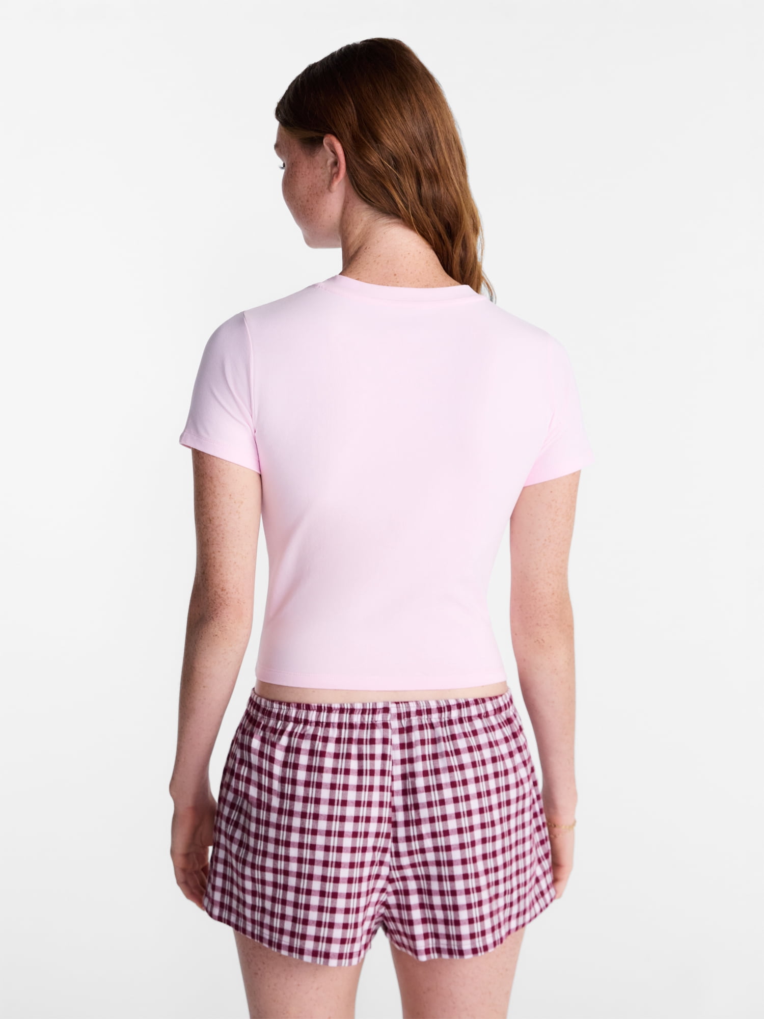 No Boundaries Sleep Tee with Short Sleeves, Women's XS-XXL
