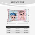thumbnail image 6 of Bixox Boy Girl Printed Pillow Protector,Super Soft Ideal for Home,Guests,Rentals - 16"x24", 6 of 8