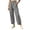 *Gray, variant on VBVC Women's Elastic Waist Curved Hem Pants , Casual Stretchy Joggers For Women , Ladies' Wide Leg Trousers with Pockets, S-2XL