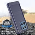 thumbnail image 4 of Tekcoo For Samsung Galaxy A16 5G Case,Shockproof Dust/Drop Proof Protective Heavy Duty Durable Rugged Hybrid Cover - Blue, 4 of 6