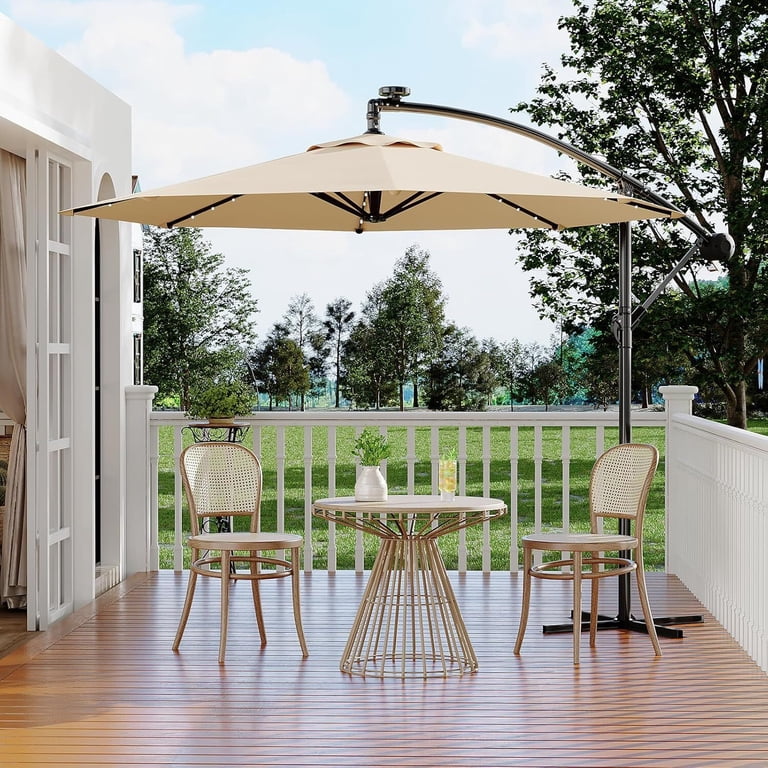 extra large cantilever patio umbrella PatioKingdom with Base, Outdoor Offset Umbrella 11FT / Beige PURPLE LEAF has been dedicated to delivering high Cantilever Patio Umbrellas | Offset