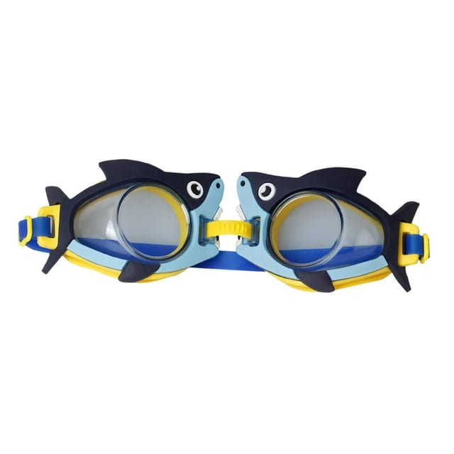 Gafas de natación para niños, gafas de natación ligeras impermeables ajustables, gafas para Tiburón