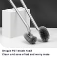 thumbnail image 5 of S-Shaped Elbow Toilet Brush, Long Handle Bowl Cleaner, Soft Bristles Scrubber, No Dead Angle Cleaning Tool, Curved Bathroom Brush, Efficient Toilet Scrubber, 5 of 7