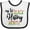 White and Black, variant on Inktastic My 1st Black History Month Boys or Girls Baby Bib