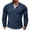 Dark Blue, variant on Oalirro Men's Henley Shirts Casual Basic Long Sleeve T-Shirt Classic Button Round Neck Lightweight Tops
