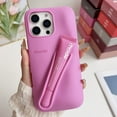 thumbnail image 2 of US Exclusive for Samsung Case (S23/S24/A14/A15/A54) - Hailey-Inspired, Silicone Material with Embossed Craft & Lipstick/ for Rhode Lip Gloss Storage, 2 of 5