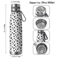 thumbnail image 3 of Leopard Print 29oz Stainless Steel Insulated Thermos with Tea Filter, 360° Printed Travel Bottle, Leakproof BPA-Free Flask with Anti-Slip Base, 304 Inner & 201 Outer, Vacuum Cup, 3 of 6