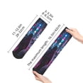 thumbnail image 4 of Naloa Neon Night Cityscape Ankle Socks for Women Non Slip Socks No Show Socks Classic Low Cut Casual Socks Casual Socks, 4 of 7