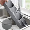 thumbnail image 5 of Organizador de cajones de cocina, organizador de cajones de cubiertos de cocina compatible con cuchillo de cuchara compatible Afortunado Sencillez, 5 of 5