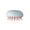 Blue, variant on Hair Scalp Massager Brush for Cleansing and Exfoliation | Flexible Silicone Head Scrubber for Scalp Massage and Dandruff Removal on Shower Hair Care, 2.95*1.57 in, White