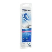 Philips Sonicare Sensitive Replacement Toothbrush Heads For Sensitive Teeth, HX6053/64, 3-pk