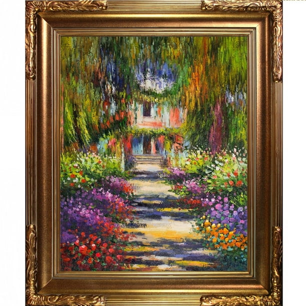 La Pastiche Claude Monet Garden Path, Coffee Table Book Monet The Garden Paintings