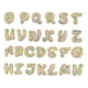 thumbnail image 4 of Parches bordados, letra A, manualidades DIY con borde dorado, parches de reparación para sombreros autoadhesivo, 4 of 8