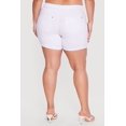 thumbnail image 4 of Women's Plus Size Solid Hyperstretch Pull On Shorts, 4 of 4