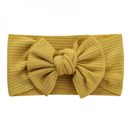 

1pc Infant Solid Color Lace Long Hair Bow Tie Hair Band