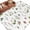 White Gray Green, variant on Botanical Flower Area Rugs 6'x9', Washable Small Throw Rugs for Kitchen Dining room, Spring Watercolor Floral Leaf Plant Indoor Outdoor Rug Non-Slip Low Pile Carpet Runner Reversible Floor Mats
