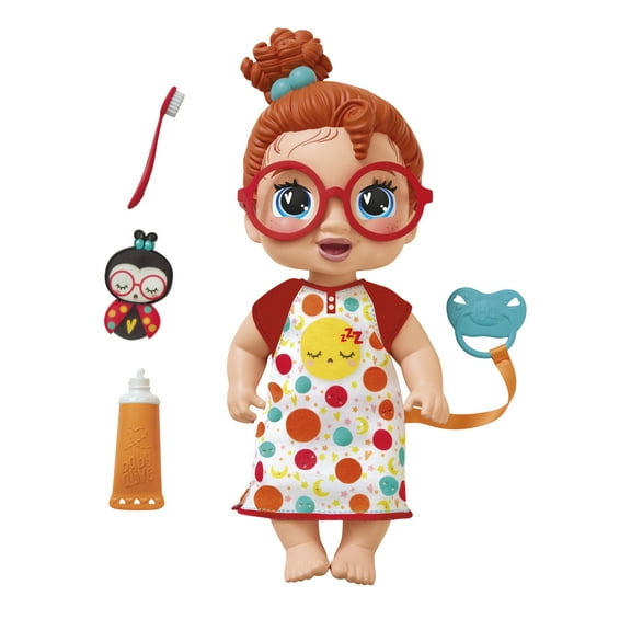 Baby Alive Lil Dreamer Dottie Doodle Red Hair Baby Doll Sleepover Toy for Girls & Boys 3
