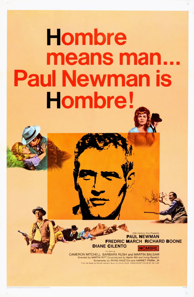 Hombre Us Poster Paul Newman Tm Copyright Th Century Fox Film Corp Courtesy Everett