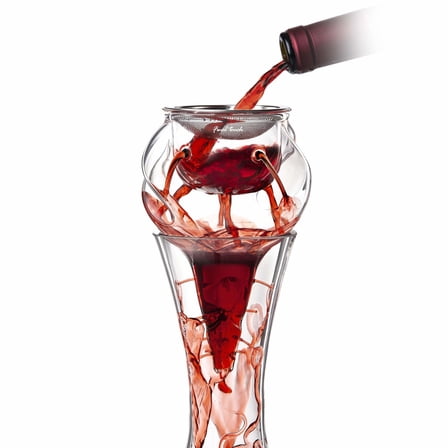 Final Touch Conundrum Glass Aerator for Wine Decanters